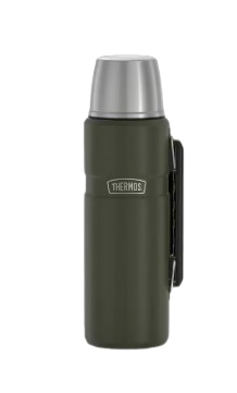 Bouteille Thermos King 1.2L Vert avec poignée 24H/24H